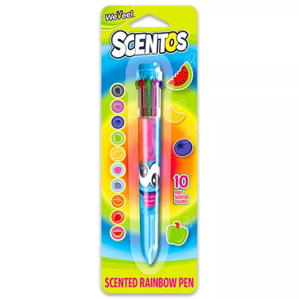 Scentos: Illatos 10 színű toll - több illatban - CSOMAGOLÁSSÉRÜLT