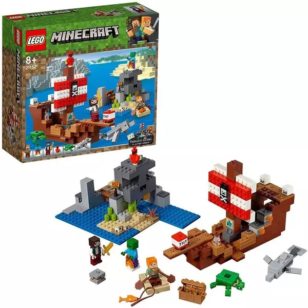 LEGO Minecraft: Aventura corabiei de pirați 21152