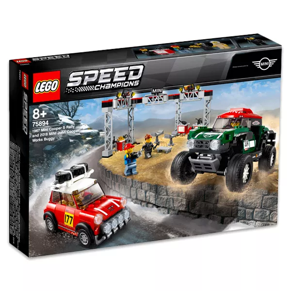 LEGO Speed Champions: 1967 Mini Cooper S Rally și automobil sport 2018 MINI John Coope 75894