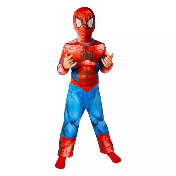 Costum Spider-Man cu mască - 128 cm