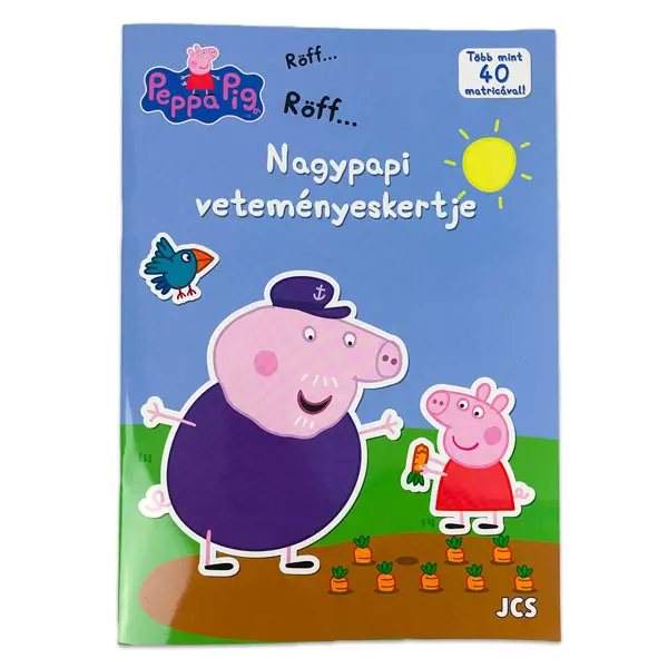 Peppa Pig: Grădina de legume a bunicului - educativ cu abţibilduri în lb. maghiară