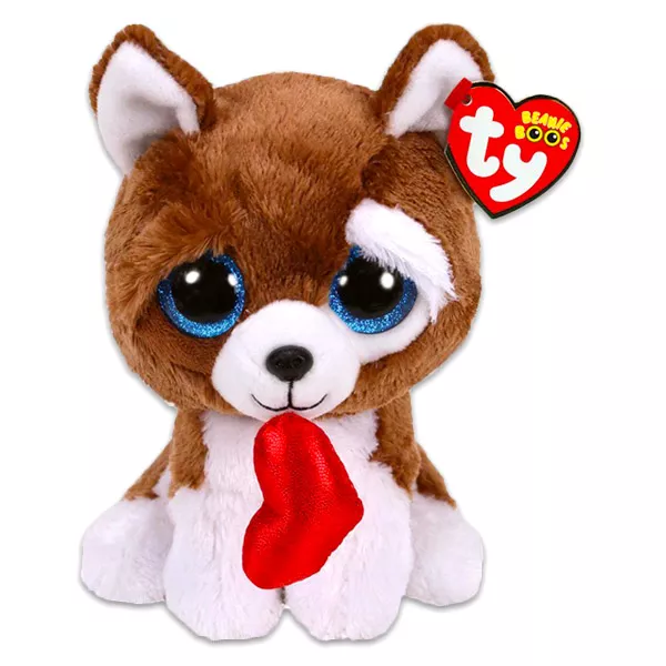 TY Beanie Babies: Smootches figurină câine de pluş - 15 cm