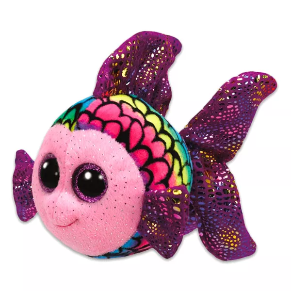 TY Beanie Babies: Flippy figurină peşte de pluş - 15 cm