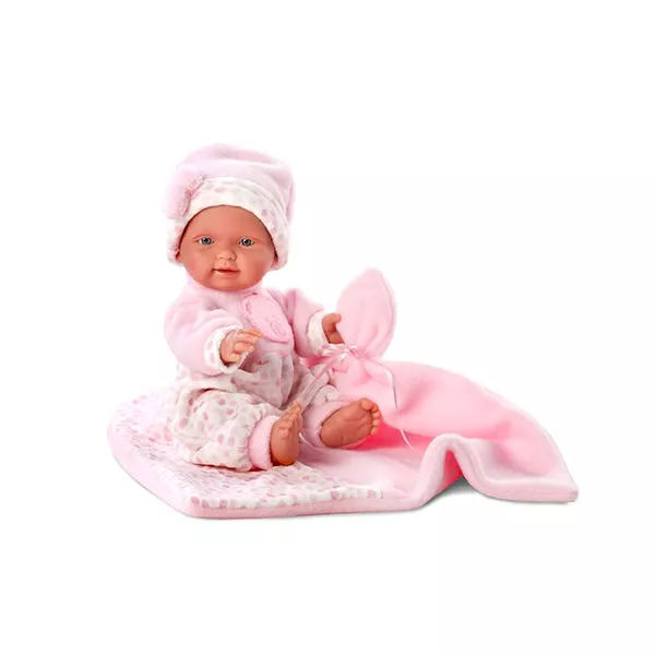 LLorens: Rosa păpuşă nou-născut - 26 cm