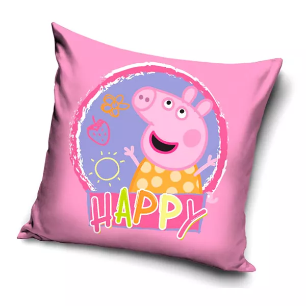 Peppa Pig: Happy faţă de pernă - roz