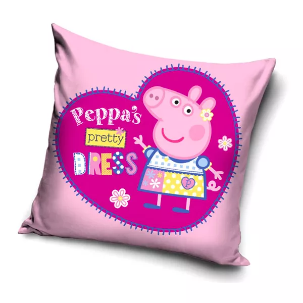 Peppa Pig: Peppa şi rochia drăguţă - faţă de pernă 
