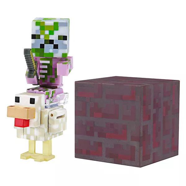 Minecraft: Figurină Core Baby Zombie Pigman Jockey