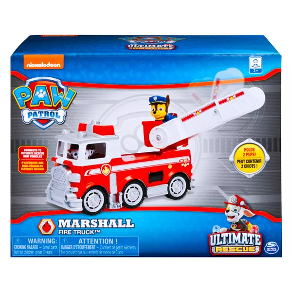 Mancs őrjárat: Észvesztő mentés - Marshall tűzoltóautója figurával dobozban