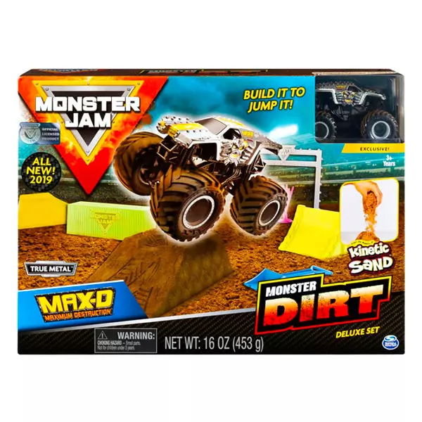 Monster Jam: Dirt Deluxe set cu maşinuţă