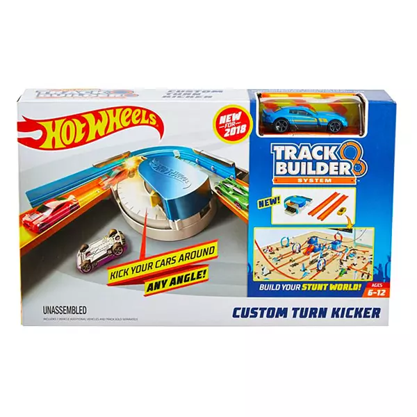 Hot Wheels Set Track Builder: Custom Turn Kicker