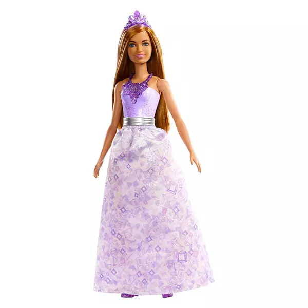 Barbie Dreamtopia: Păpuşă prinţesă Barbie cu păr brunet