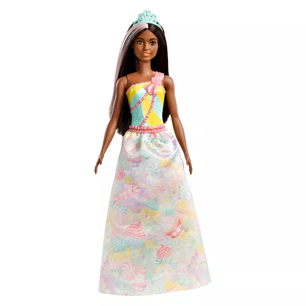 Barbie Dreamtopia: Păpuşă prinţesă Barbie afro