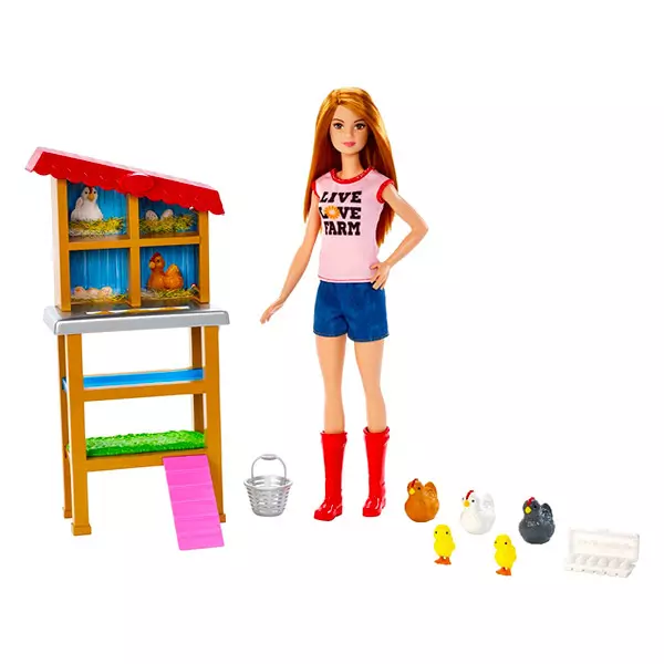 Barbie Careers: Set de joacă - Barbie fată fermier 