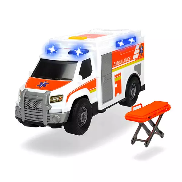 Dickie Toys: ambulanţă cu targă