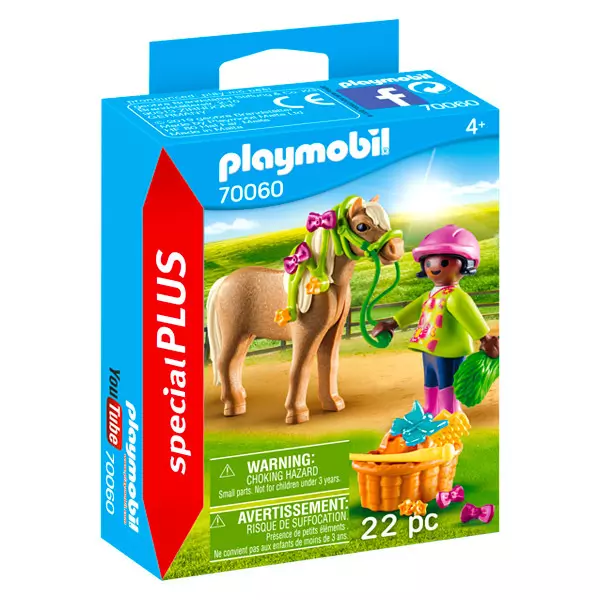 Playmobil: Kislány pónival 70060