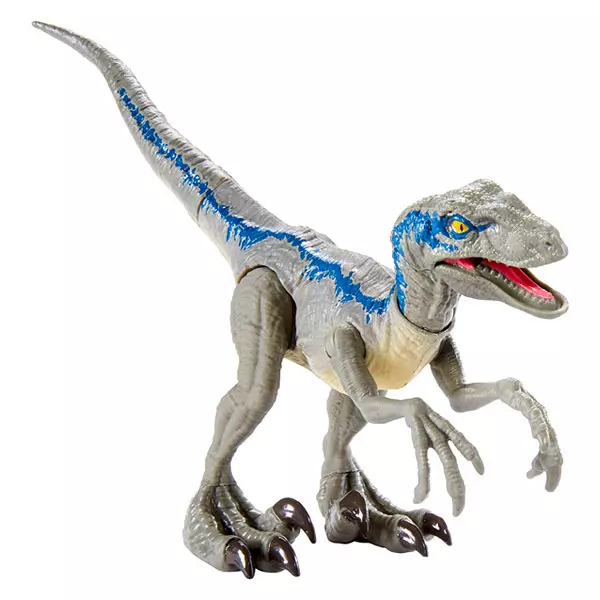 Jurassic World: Figurină dinozaur Veloci Blue care atacă
