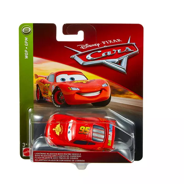Cars 3: Maşinuţă caracter Fulger McQueen cu roţi de curse