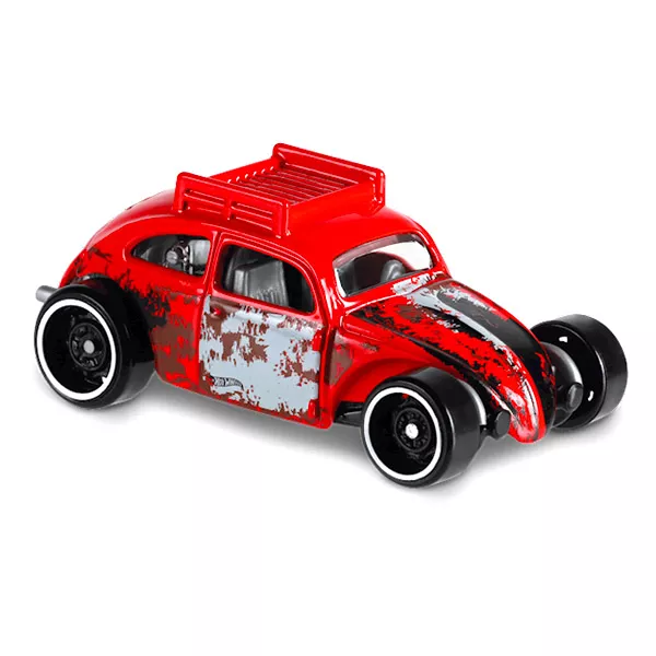 Hot Wheels Volkswagen: Custom Volkswagen Beetle kisautó - piros