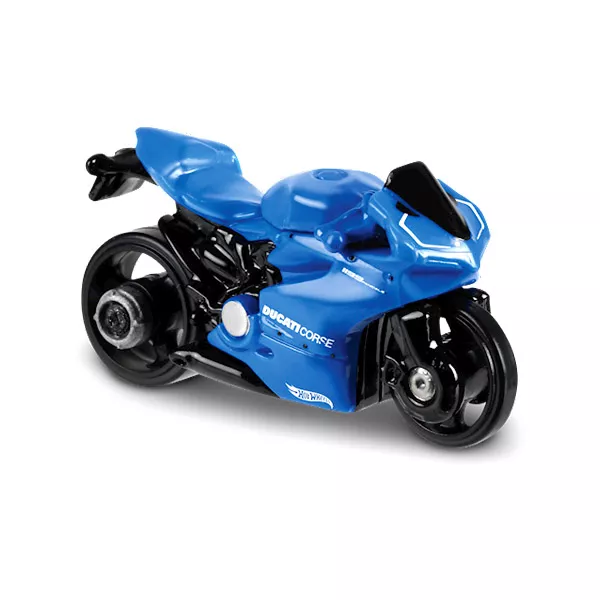 Hot Wheels Moto: Motocicletă Ducati 1199 Panigale - albastru