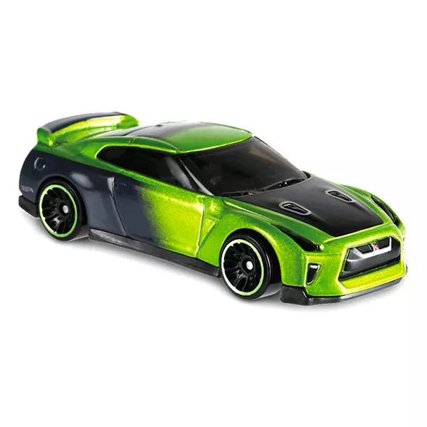 Hot Wheels Speed Blur: 17 Nissan GT-R kisautó - zöld