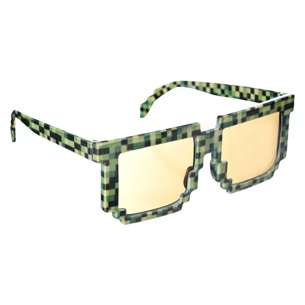 Pixel mintás parti szemüveg
