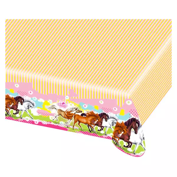 Model Charming Horses: faţă de masă din plastic - 120 x 180 cm