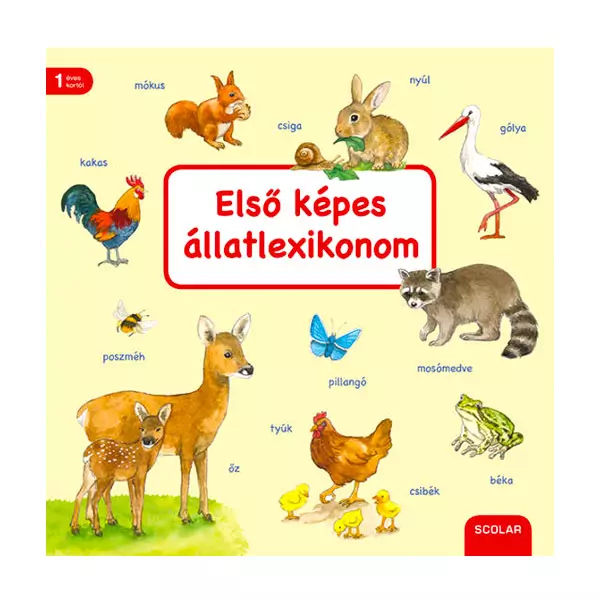 Primul meu lexicon ilustrat despre animale - carte în lb. maghiară