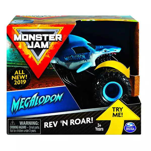 Monster Jam: Maşinuţă MegAlodon cu roţi volante