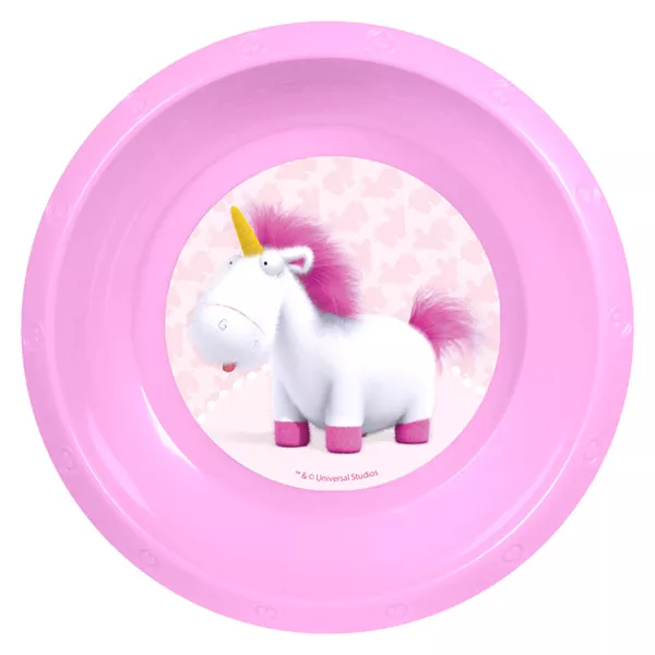 Minioni: Unicorn farfurie adâncă din plastic 