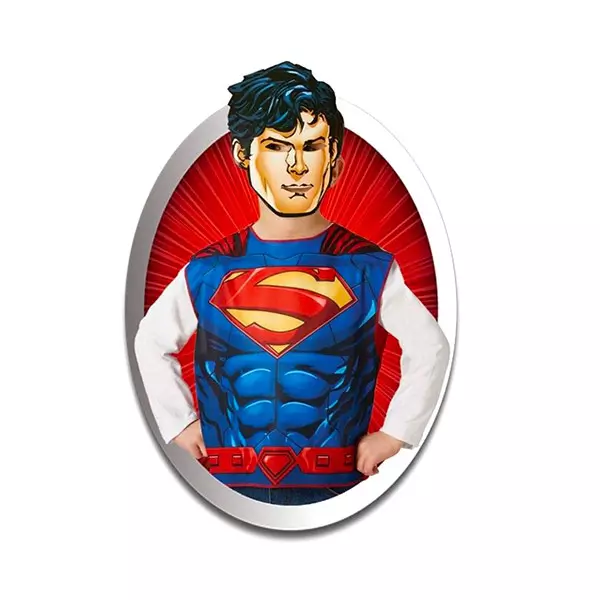 Rubies: Igazság ligája - Superman prémium jelmez papír maszkkal, 95-125 cm