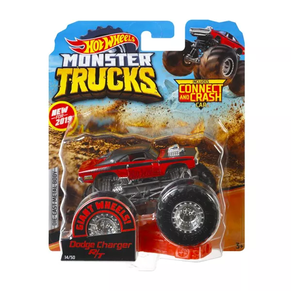 Hot Wheels Monster Trucks: Dodge Charger RT kisautó 