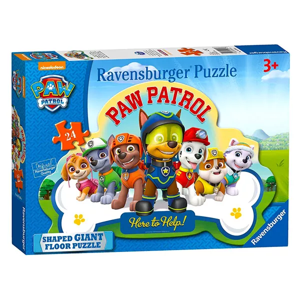 Ravensburger: Paw Patrol Here to help puzzle cu 24 piese