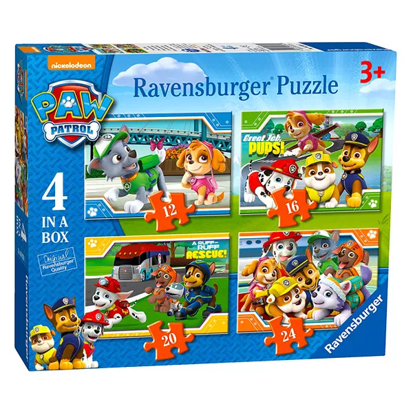 Ravensburger: Paw Patrol - 4 puzzle 