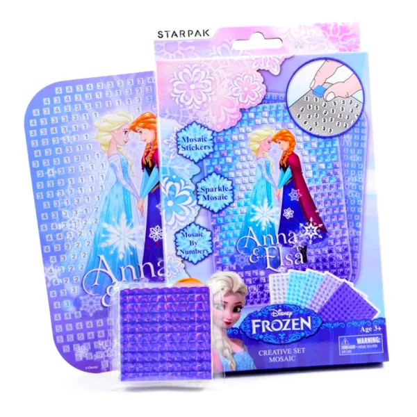 Prinţesele Disney: Frozen set creativ puzzle mozaic