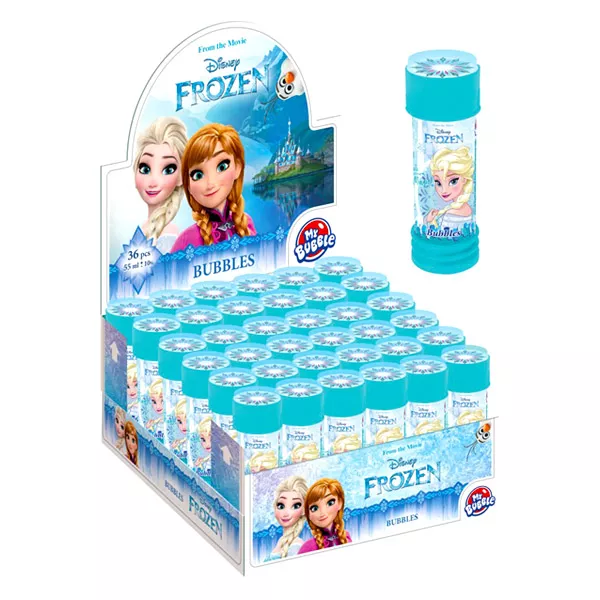 Prinţesele Disney: Frozen baloane de săpun - 55 ml
