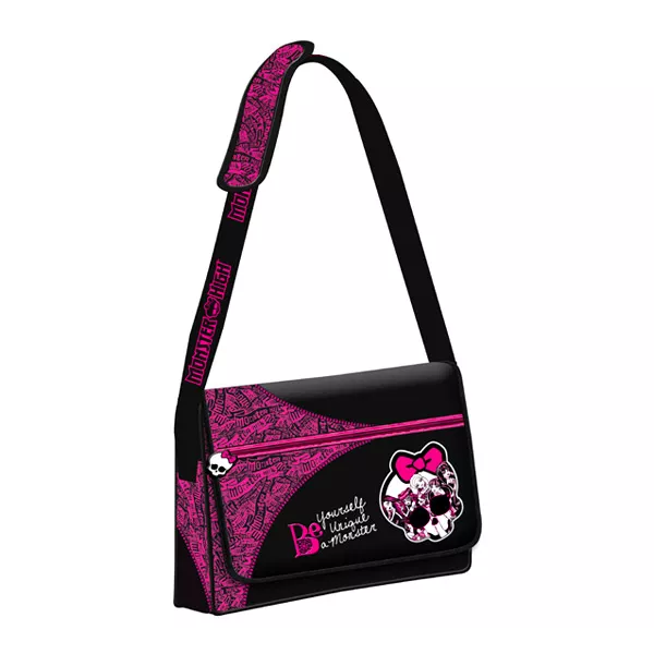 Monster High: geantă de umăr - negru-roz