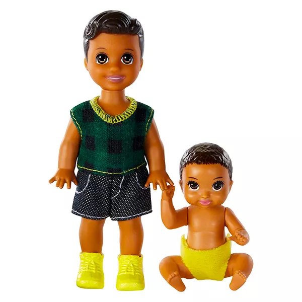 Barbie: bébiszitter kistesók - barna bőrű lányok