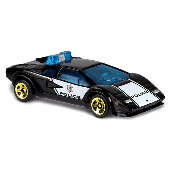 Hot Wheels Rescue: Lamborghini Countach Police Car kisautó 