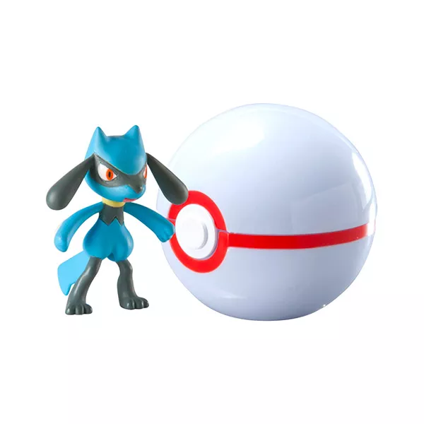Tomy: Pokémon Riolu Premier Ball pokélabdában