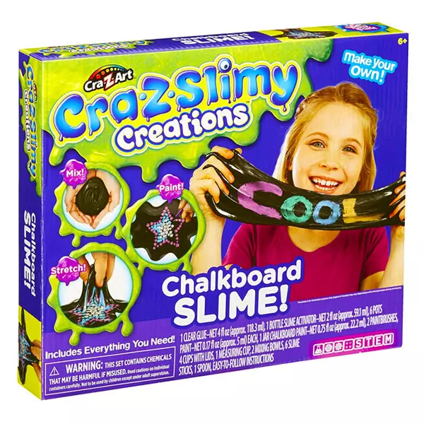 Cra-Z-Slimy: Chalkboard Slime