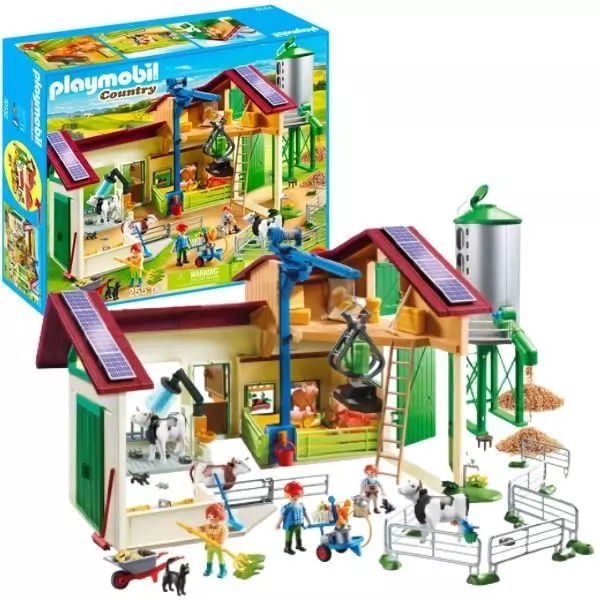 Playmobil: Farm és siló nagy játékszett - 70132