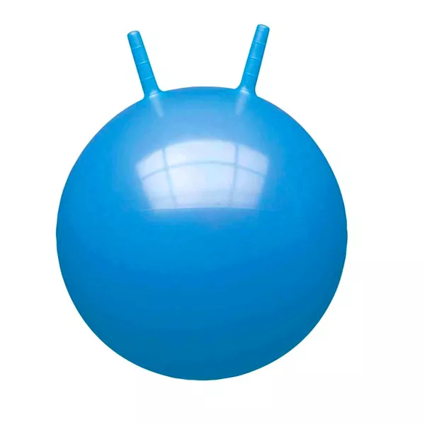 Szarvacskás ugráló labda - kék, 60 cm