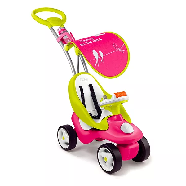 Smoby: Bubble Go maşinuţă fără pedale - roz