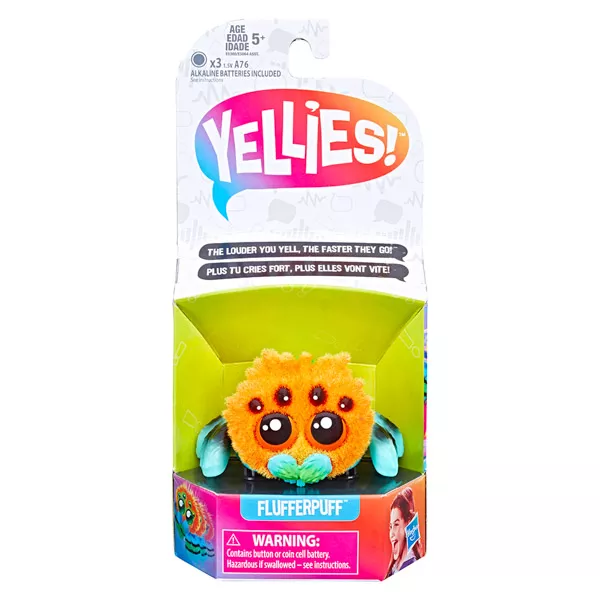 Yellies: Păianjen interactiv care reacţionează la voce - Flufferpuff