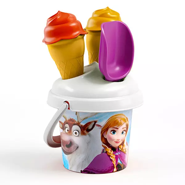 Prinţesele Disney: Frozen - Ice Cream set pentru nisip - 13 cm