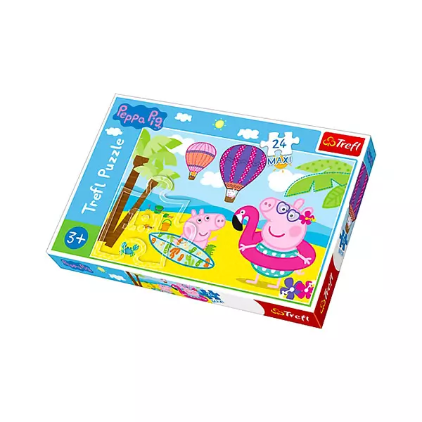 Trefl: Peppa Pig puzzle maxi cu 24 piese