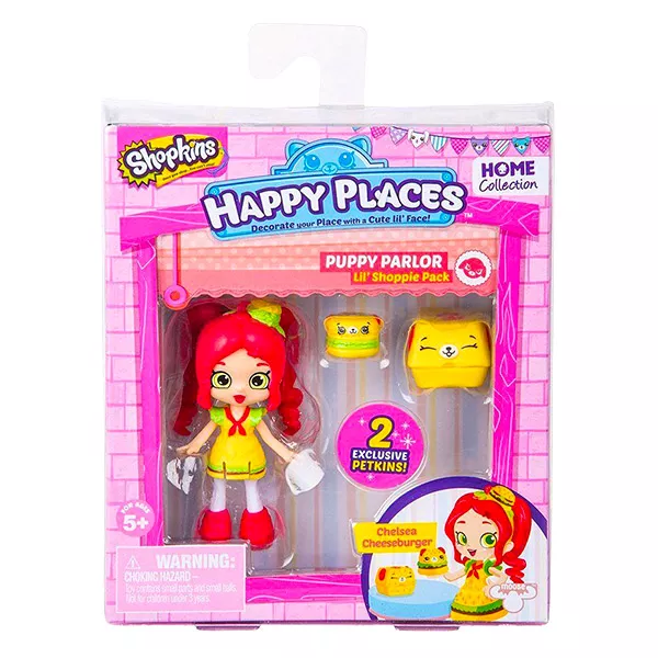Shopkins: Happy Places - Figurina Chelsea Cheeseburger