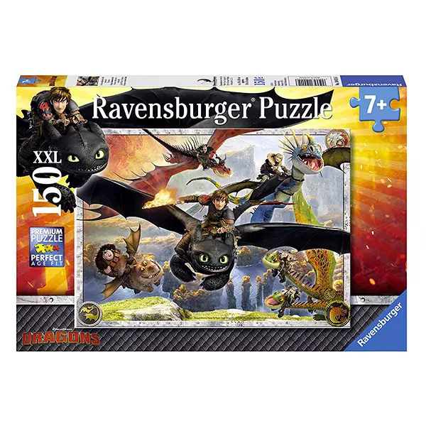 Ravensburger: Cum să-ţi dresezi dragonul puzzle XXL cu 150 piese