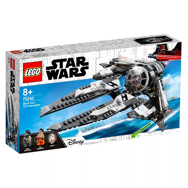 LEGO Star Wars: TIE Interceptor Asul negru - 75242
