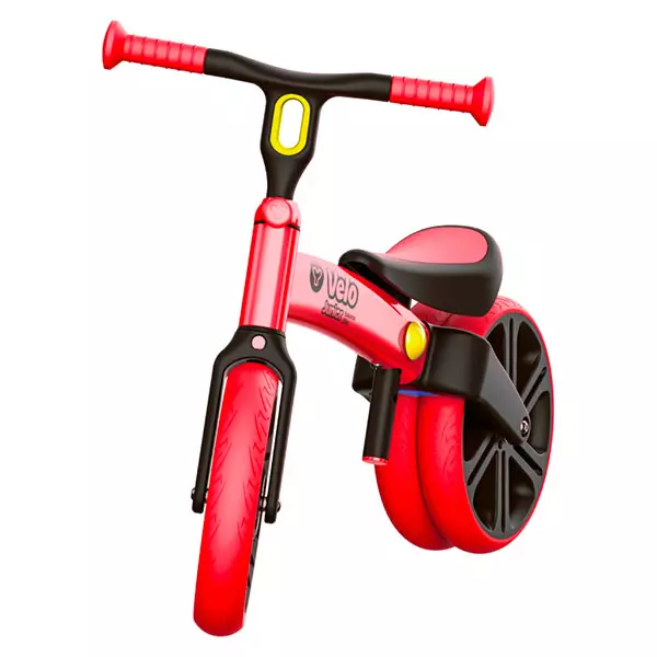 Yvelo: Junior Balance bicicletă fără pedale - roşu